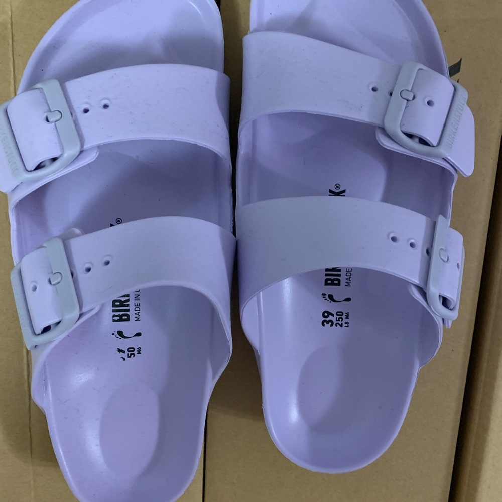 Birkenstock Essentials Arizona Waterproof Slide Sandals- New, Size 39.